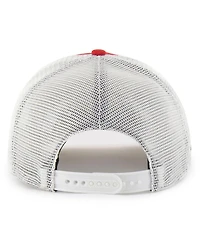 '47 Brand Men's and Women's Red Ole Miss Rebels Contemporary Basics Foundation Trucker Hitch Adjustable Hat