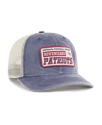 '47 Brand Men's Navy New England Patriots Canteen Relaxed Trucker Adjustable Hat