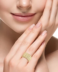 Effy Diamond Multi Column Wide Width Statement Ring (7/8 ct. t.w.) in 14k Gold