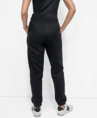 Dkny Women's Hd Logo High Waist Relaxed Joggers