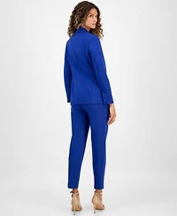 Bar Iii Womens Notch Collar Single Button Blazer Scoop Neck Camisole Compression High Rise Straight Leg Pants Macys Exclusive