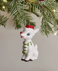 Spode Christmas Tree Rudolph with Hat & Scarf Ornament