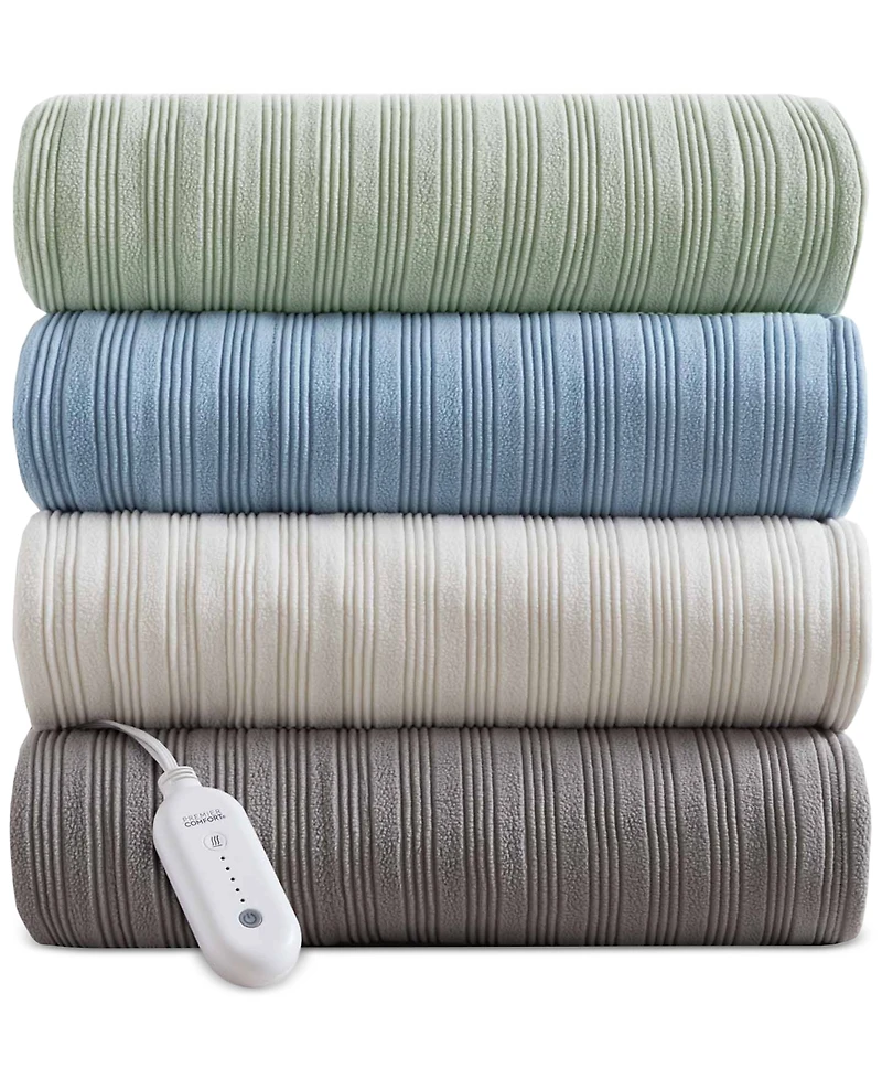 Premier Comfort Heated Textured Fleece Blanket