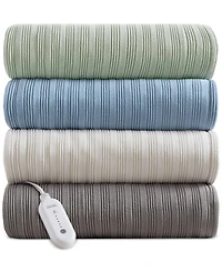 Premier Comfort Heated Textured Fleece Blanket