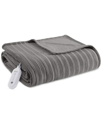 Premier Comfort Heated Textured Fleece Blanket
