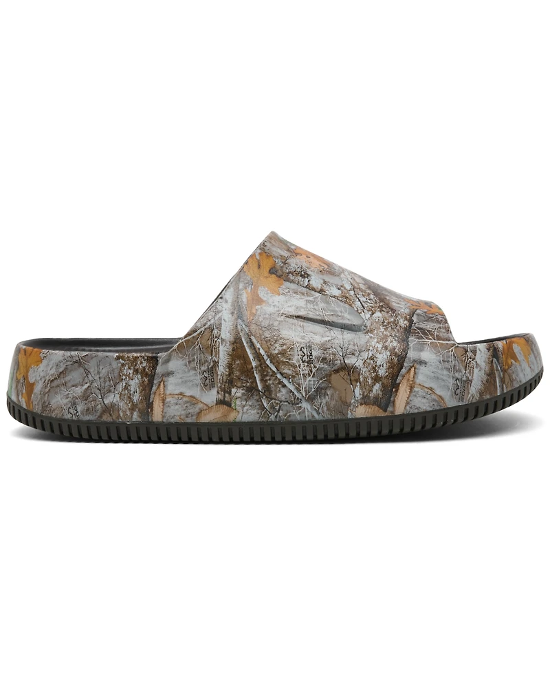 Nike Men's Calm Real Tree Slide Sandals from Finish Line