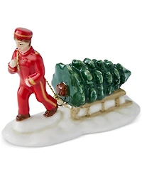 Spode Christmas Tree Figural Village Bell Hop Figurine