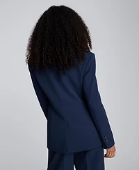 Kenneth Cole Women's Slim-fit Peak Lapel Blazer