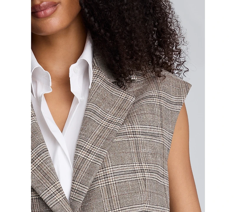Kenneth Cole Women's Sleeveless Peplum Vest