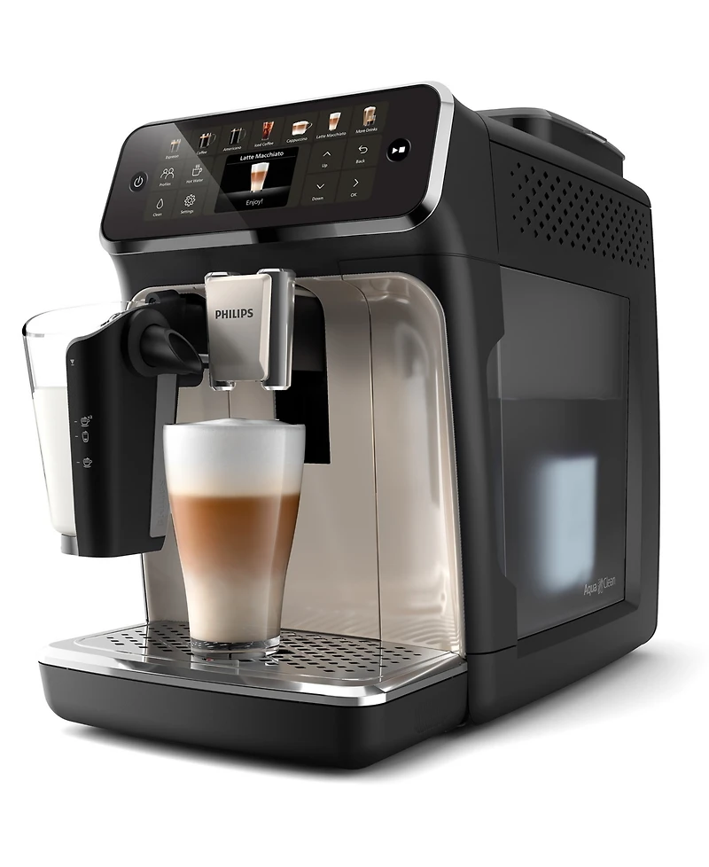 Philips 4400 Fully Automatic Espresso Machine with LatteGo Milk Frother