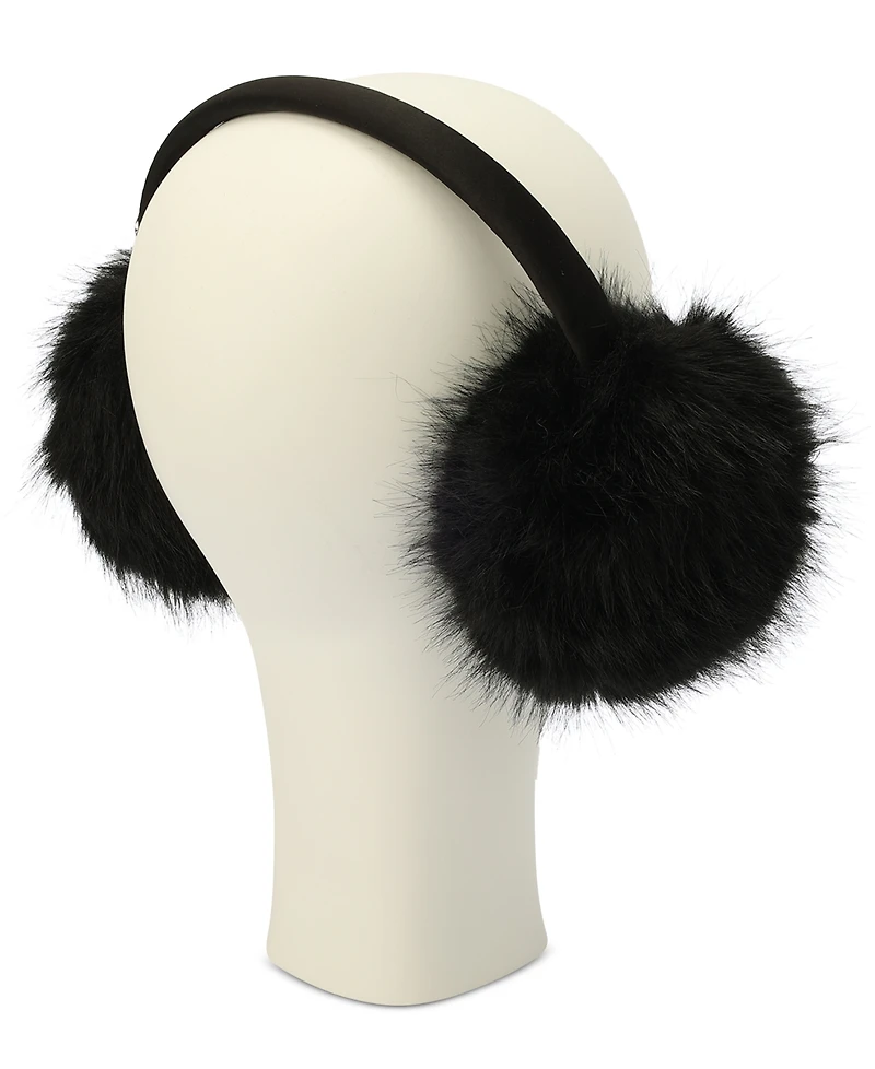 kate spade new york Oversized Faux-Fur Earmuffs