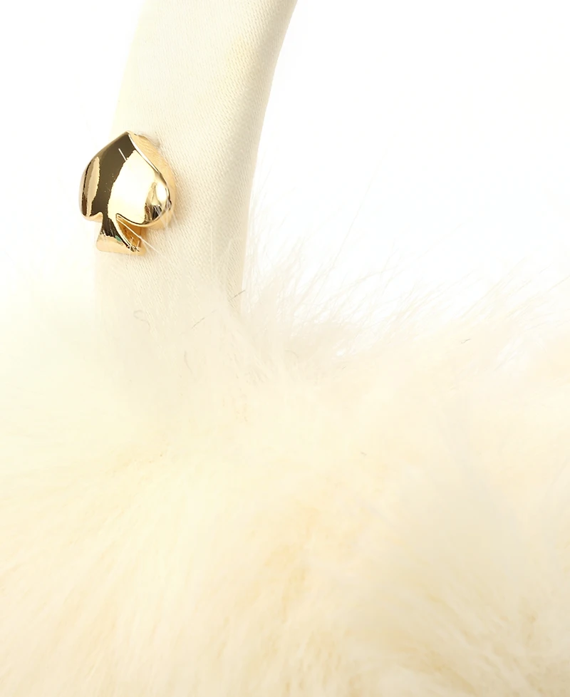 kate spade new york Oversized Faux-Fur Earmuffs
