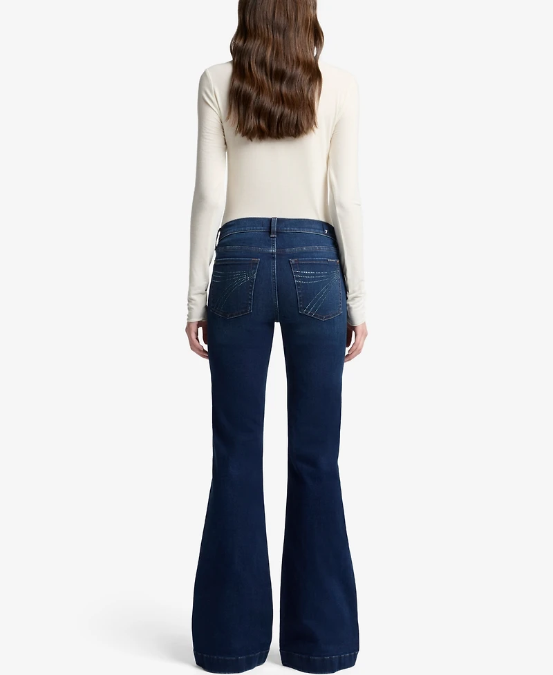 7 For All Mankind Women's Dojo Flare Leg Jeans