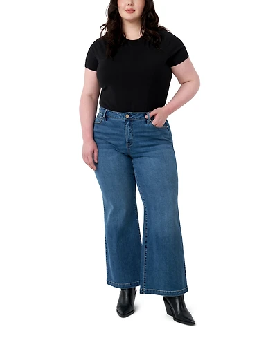 Seven7 Plus Bella Wide Leg Jeans