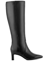 Rockport Women's Mabel Wide-Calf Leather Dress Boots