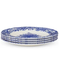 Spode Blue Italian Christmas Salad Plates, Set of 4