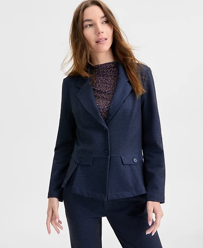 Liverpool Los Angeles Women's Peplum-Hem Blazer