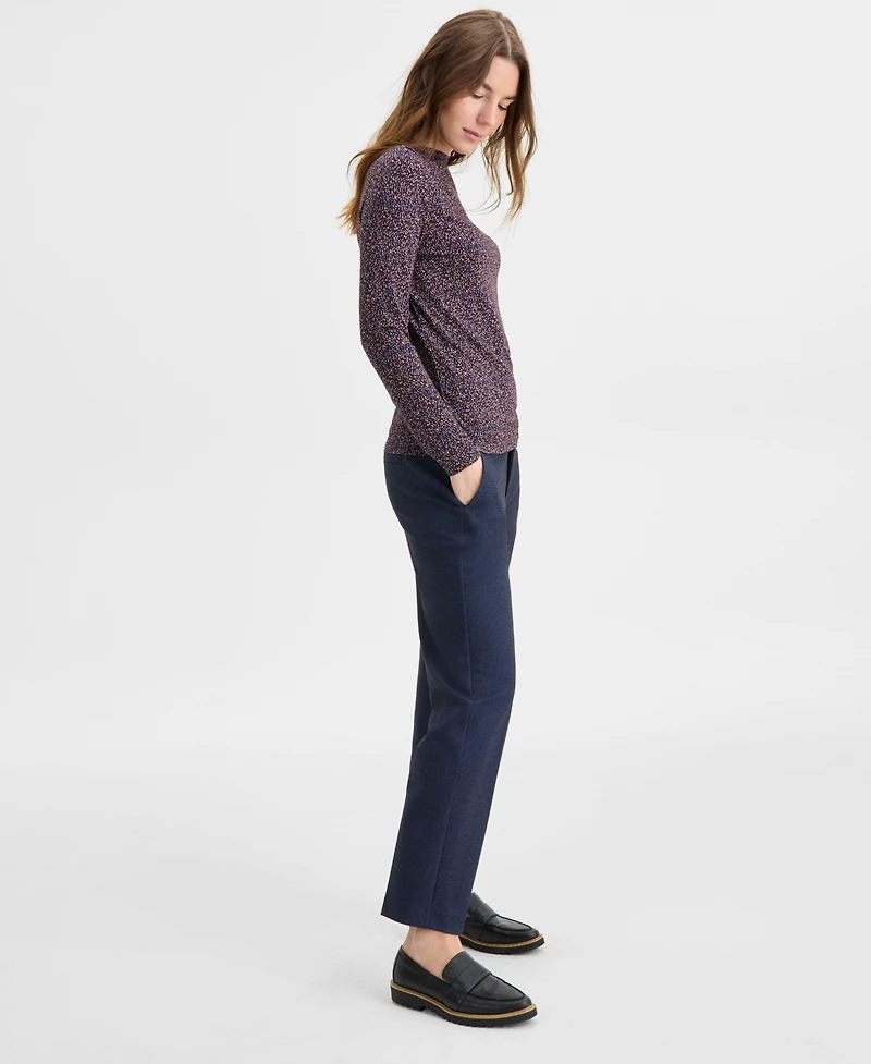 Liverpool Los Angeles Women's Ruched Boat Neck Top