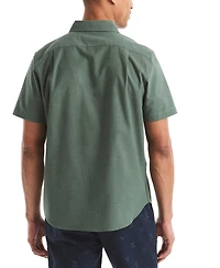 Nautica Men's Short Sleeve Button-Down Oxford Shirt