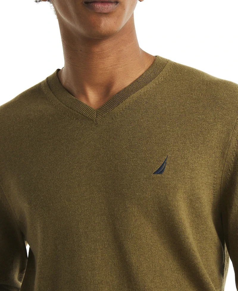 Nautica Men's Navtech Performance Classic-Fit Soft V-Neck Sweater