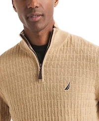 Nautica Men's Classic Fit Quarter Zip Sweater