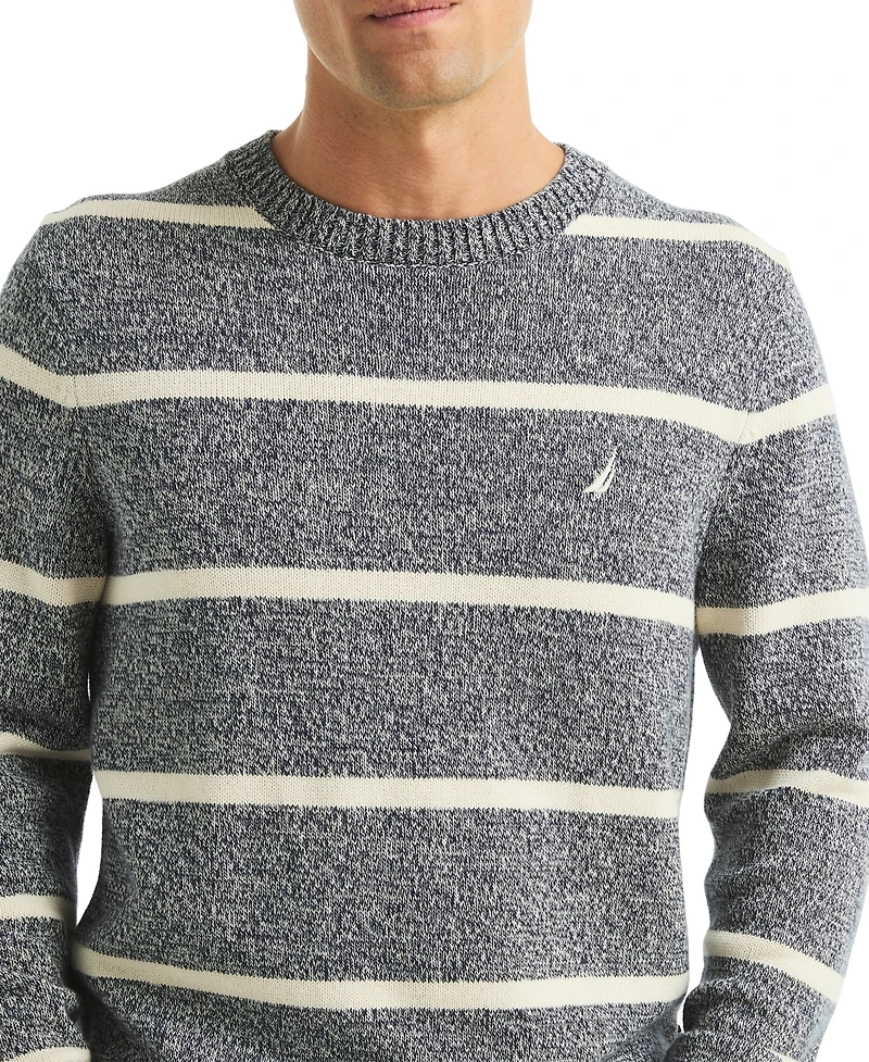 Nautica Men's Striped Crewneck Sweater