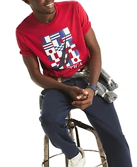 Nautica Men's Sailing Flag Crewneck T-Shirt