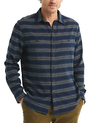 Nautica Men's Plaid Straight Collar Shirt