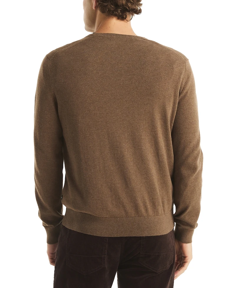 Nautica Men's Navtech Performance Classic-Fit Soft V-Neck Sweater