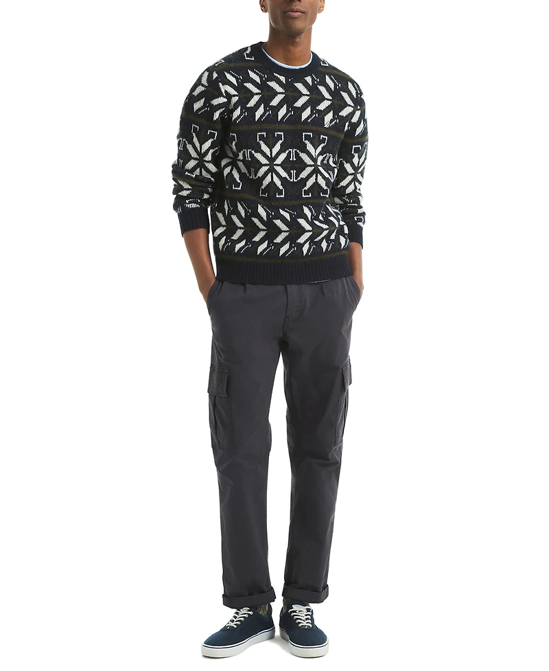 Nautica Men's Fair Isle Print Sweater