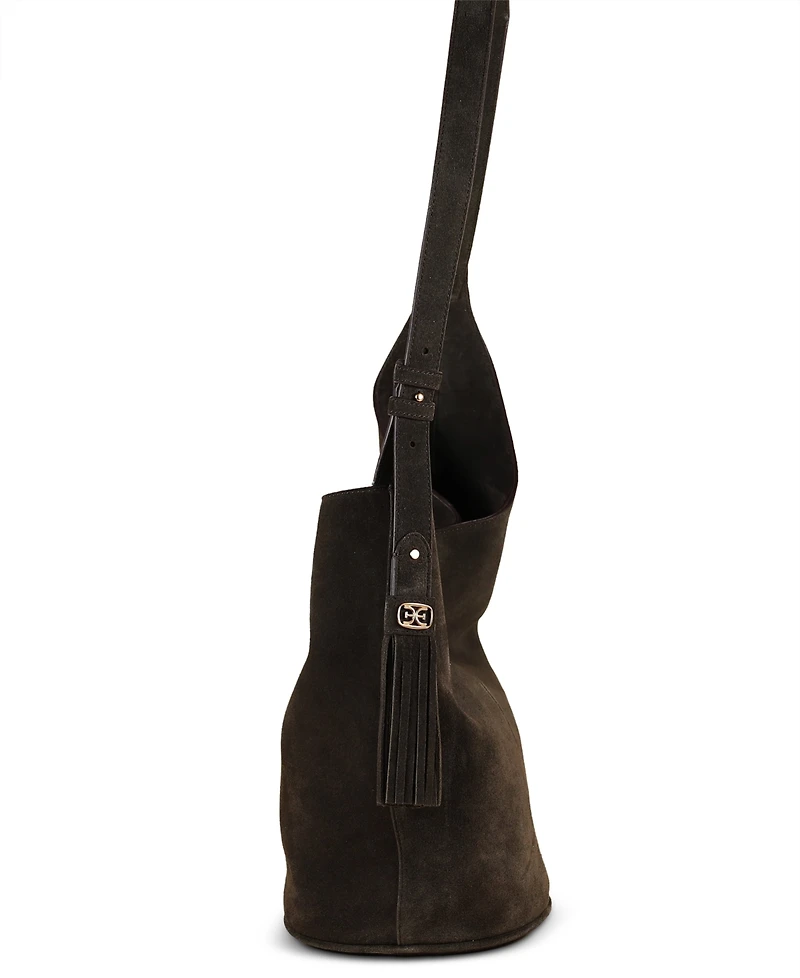 Sam Edelman Women's Astrid Leather Large Bucket Bag