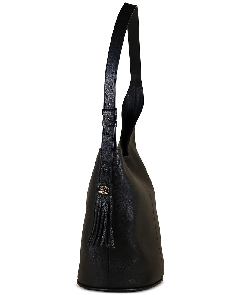Sam Edelman Women's Astrid Large Leather Bucket Bag