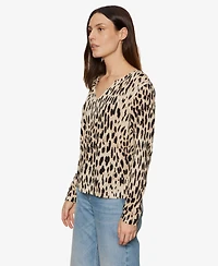 Sanctuary Women's Printed Long-Sleeve T-Shirt