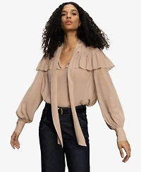 Sanctuary Women's Fade Into You Ruffle Top