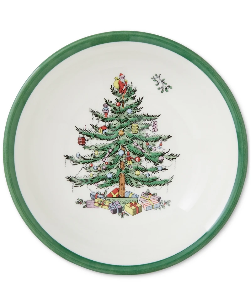 Spode Christmas Tree Small Cereal Bowls, Set of 4