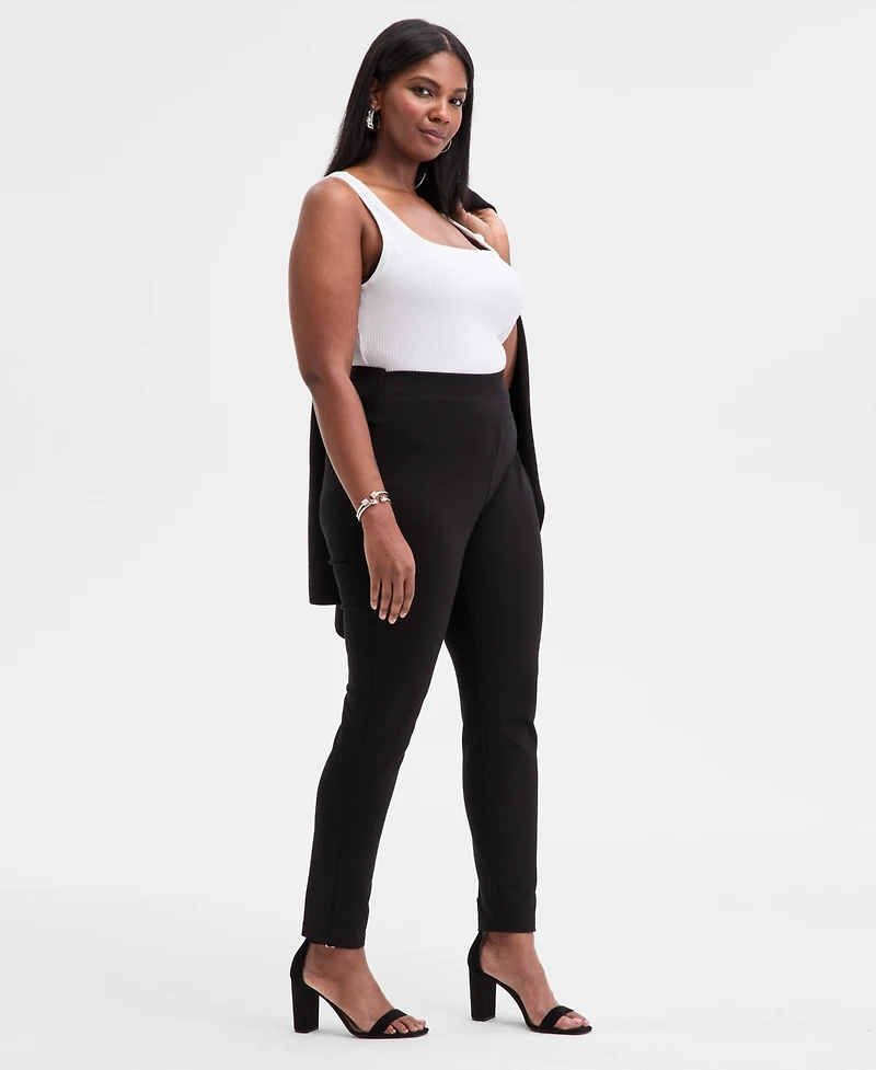 I.n.c. International Concepts Plus High-Rise Leggings, Macy's Exclusive