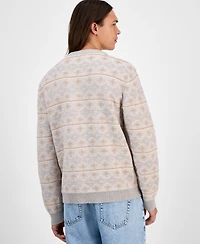 Sun + Stone Men's Archer Long-Sleeve Crewneck Sweater, Macy's Exclusive