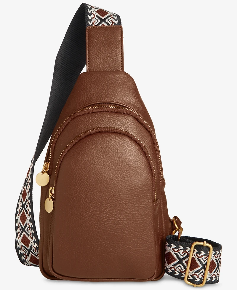 Style & Co Webbing Strap Small Sling Bag, Exclusively at Macy's