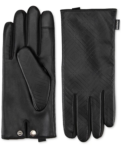 Isotoner Signature Gem SmarTouch Faux-Leather Gloves