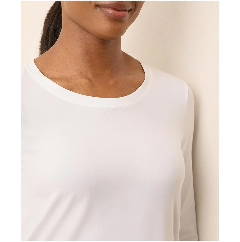 Pact Women's Luxe Stretch Jersey Swing Long Sleeve Tee