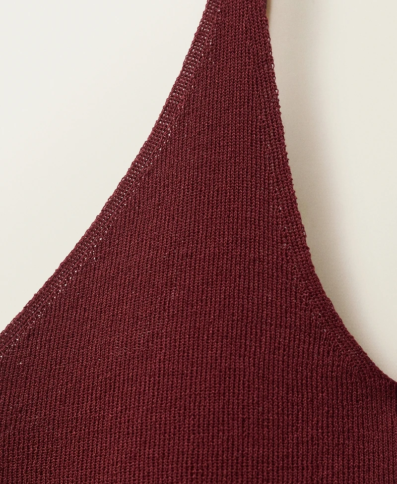 Mango Women's Fine-Knit Crop Top