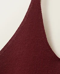 Mango Women's Fine-Knit Crop Top