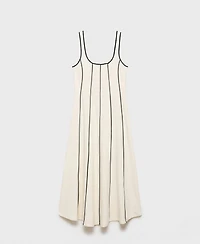 Mango Women's Striped Cotton Dress