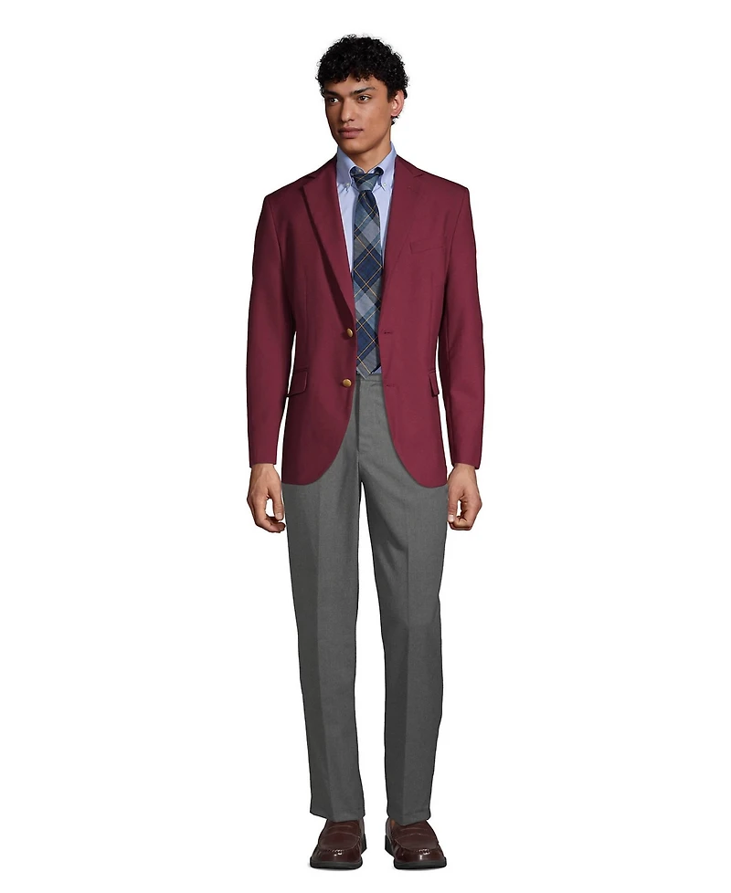 Lands' End Men's Hopsack Blazer
