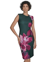 Calvin Klein Women's Placement Print Sheath Dress
