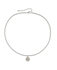 Rebl Jewelry Stainless Steel Smiley Face Pendant Necklace, 18" + 2" Extender