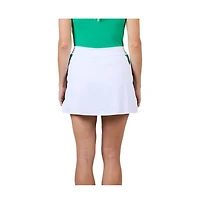 Sofibella Women's Green Spirit 15 Inch White Golf Skort