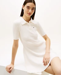 Tommy Jeans Women's Fit and Flare Polo Mini Dress