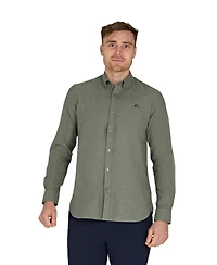 Raging Bull Men's Long Sleeve Linen Shirt