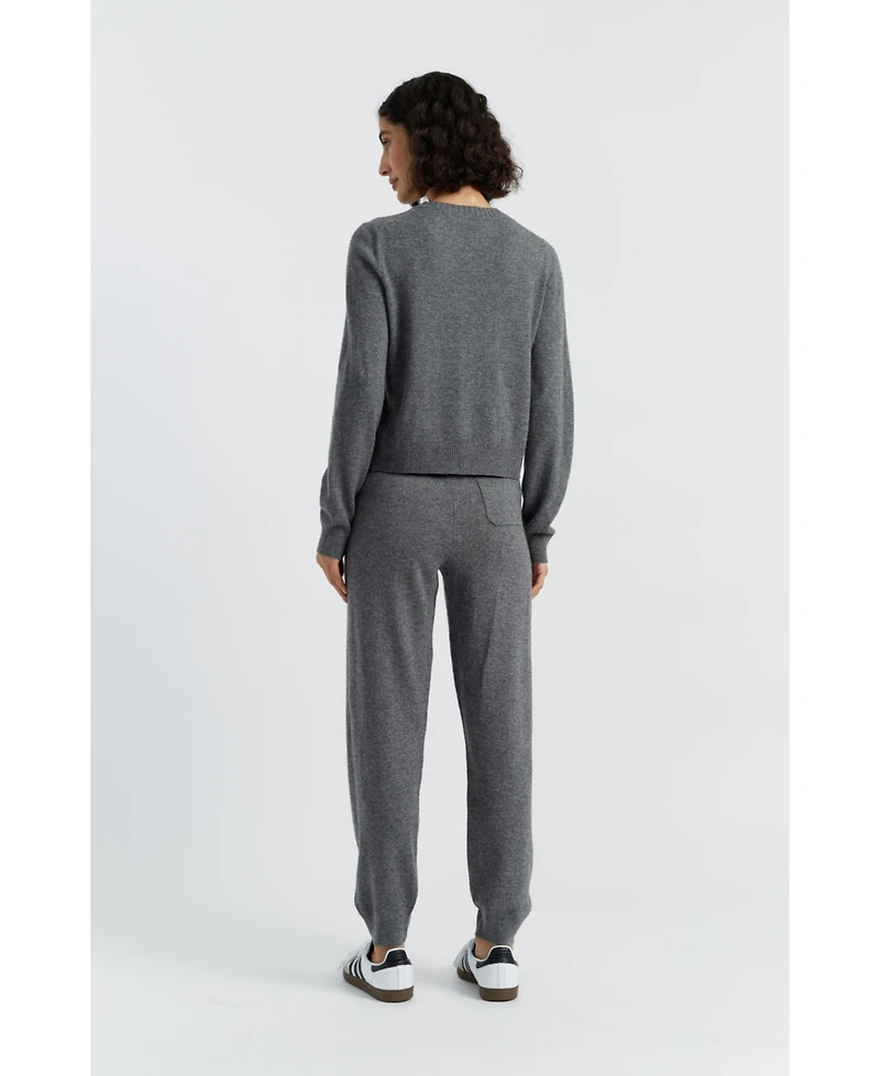 Chinti & Parker Women's Wool Cashmere Cuffed Joggers